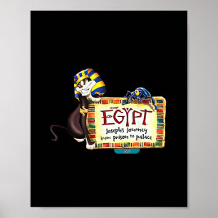 Egypte Vbs 2025 Joseph's Reis Vbs God Christelijk Poster
