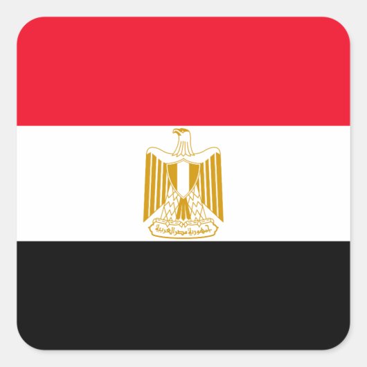 Egypte Vierkante Sticker (Voorkant)
