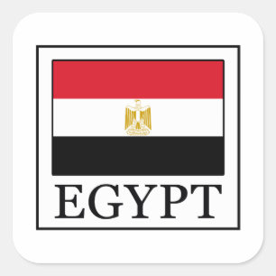 Egypte Vierkante Sticker