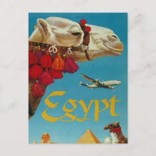 Egypte Vintage Travel briefkaart