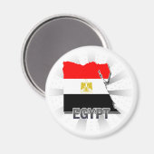 Egypte Vlaggenkaart 2.0 Magneet (Voorkant / Achterkant)