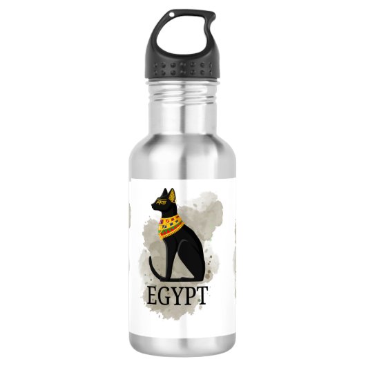 EGYPTE WOESTIJNKAMELPIRAMIDE KAT WATERFLES  (Voorkant)
