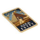  Egyptenaar: Grote Piramide van Gizeh Reizen Magneet (Rechterzijde)