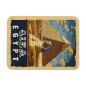  Egyptenaar: Grote Piramide van Gizeh Reizen Magneet (Horizontaal)