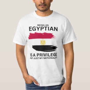 Egyptenaar zijn is een voorrecht t-shirt