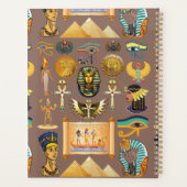 Egyptian Ancient Hieroglyphic Pattern Symbol Planner (Achterkant)