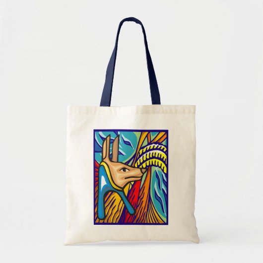 Egyptian Anubis Canvas tas (Voorkant)
