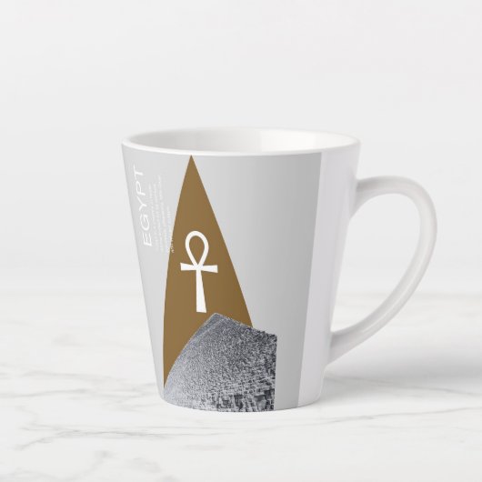 Egyptian art  latte mok (Rechts)