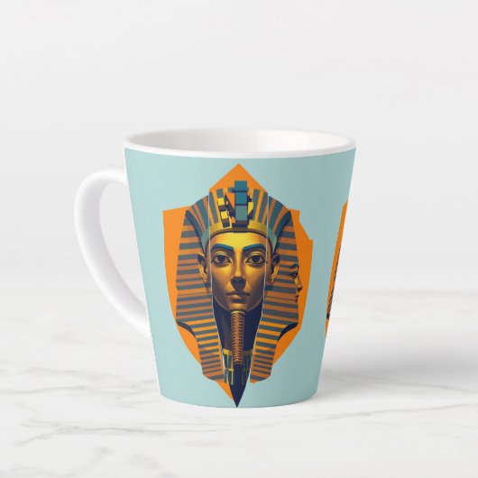 Egyptian art  latte mok (Linkerhoek)