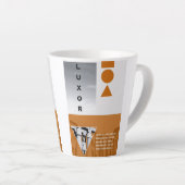 Egyptian art latte mok (Rechterhoek)