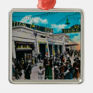 Egyptian Ball Room, Ocean Park Pier Metalen Ornament