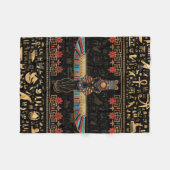 Egyptian Cat - Bastet Fleece Deken (Voorkant (Horizontaal))