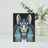 Egyptian cat briefkaart (Staand voorkant)