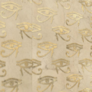 Egyptian Eye Egypte thema Beige en goudbruin Behang