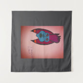 Egyptian Inspired Horror Themed Mummy Tapestry Wandkleed (Voorkant (horizontaal))