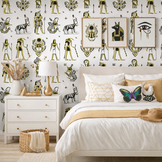 Egyptian Mythology Pharaoh Anubis Inspired Ancient Behang (Creator heeft geüpload)