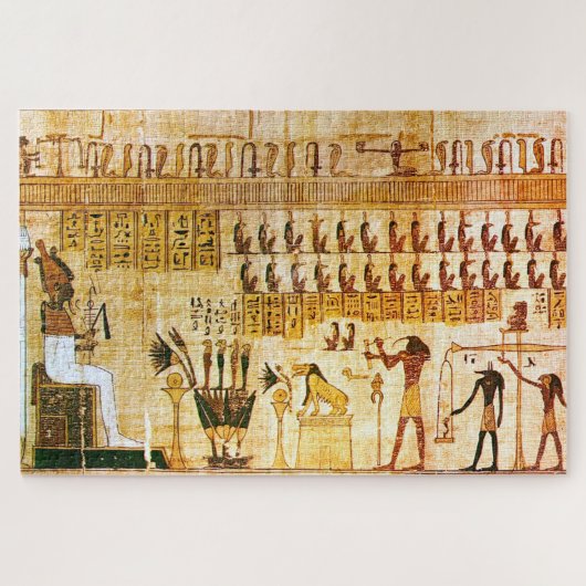 Egyptian pharoah papyrus, legpuzzel (Horizontaal)