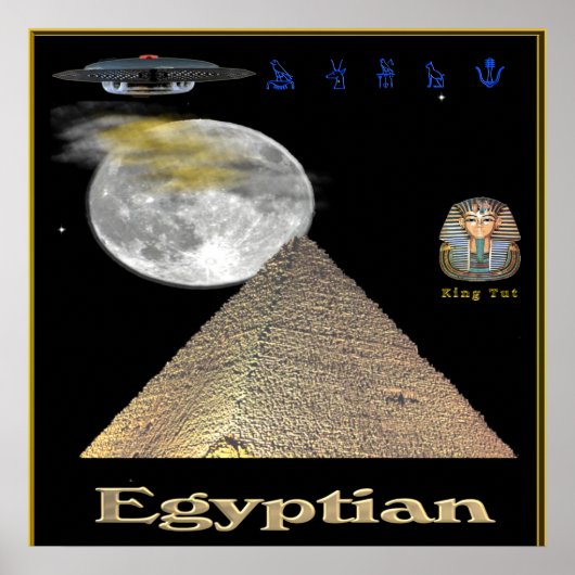 Egyptian pyramids poster (Devant)