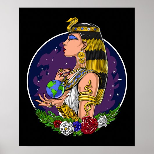 Egyptian Queen Cleopatra Poster (Voorkant)
