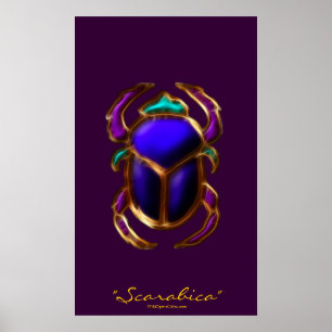 EGYPTIAN SCARAB BEETLE Art Print