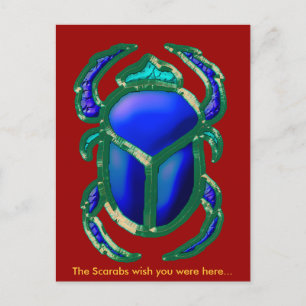 EGYPTIAN SCARAB BEETLE Collectie Briefkaart