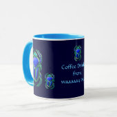 EGYPTIAN SCARAB BEETLE Collectie Mok (Voorkant links)