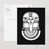 Egyptian Symbol: Hathor Briefkaart (Voorkant / Achterkant)