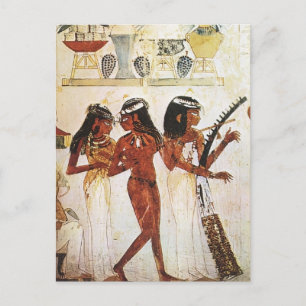 Egyptian Women Musicians Briefkaart