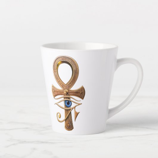 egyption pharaoh art late coffee mug (Droite)