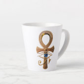 egyption pharaoh art late coffee mug latte mok (Rechterhoek)