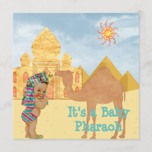 Egyptisch Baby shower Uitnodiging Baby