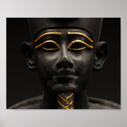 Egyptisch beeld van Osiris Poster (Voorkant)