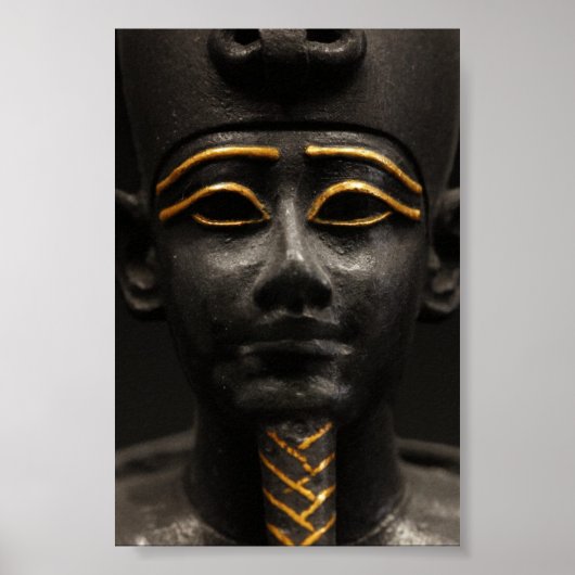 Egyptisch beeld van Osiris Poster (Voorkant)