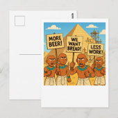 Egyptisch bier- en broodprotest Briefkaart (Voorkant / Achterkant)
