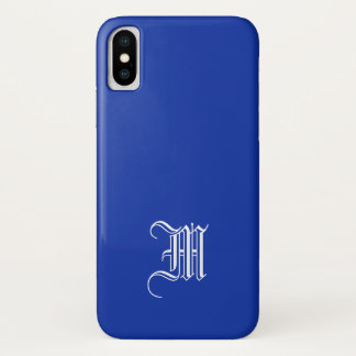EGYPTISCH BLAUW Effen Achtergrond iPhone X Hoesje