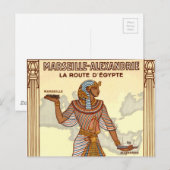  Egyptisch Briefkaart (Voorkant / Achterkant)