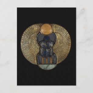 Egyptisch Briefkaart met scharabische vleugel