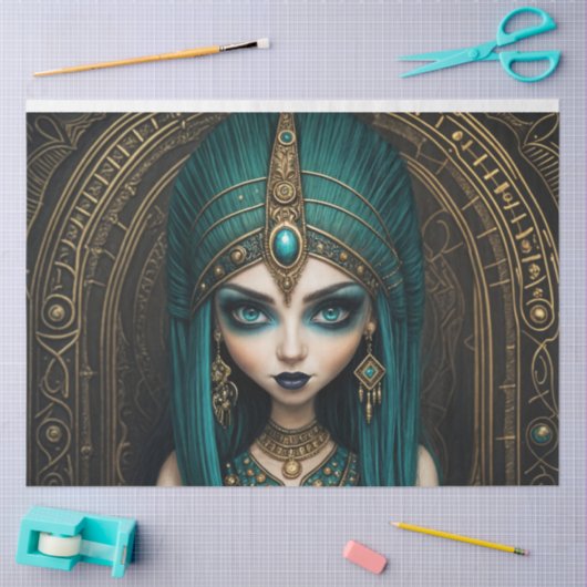 Egyptisch Cleopatra ontkoppelingspapier Tissuepapier (Craft)