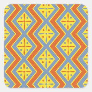 Egyptisch design #11 op Emporio Moffa Vierkante Sticker