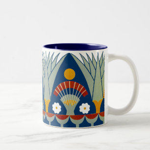 Egyptisch design #7 op Emporio Moffa Tweekleurige Koffiemok