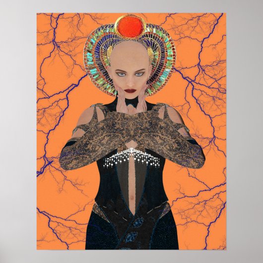 Egyptisch elektromagnetisch poster (Voorkant)