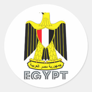 Egyptisch embleem ronde sticker