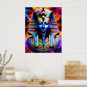 Egyptisch Farao Poster (Keuken)