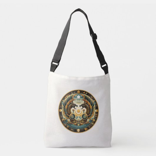 Egyptisch geïnspireerd crossbody tas (Voorkant)