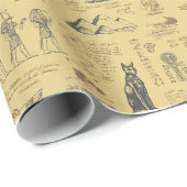 Egyptisch Gift Wrapping Paper Cadeaupapier (Rol Hoek)