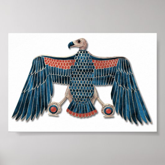 Egyptisch Goddess Nekhbet Pectoral Poster (Voorkant)
