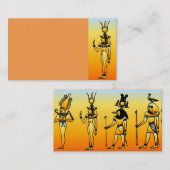 Egyptisch Hieroglyphics Visitekaartje (Voorkant / Achterkant)