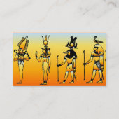 Egyptisch Hieroglyphics Visitekaartje (Achterkant)