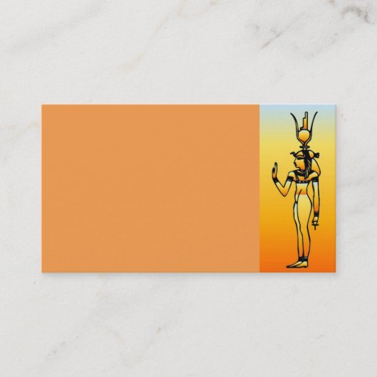 Egyptisch Hieroglyphics Visitekaartje (Voorkant)