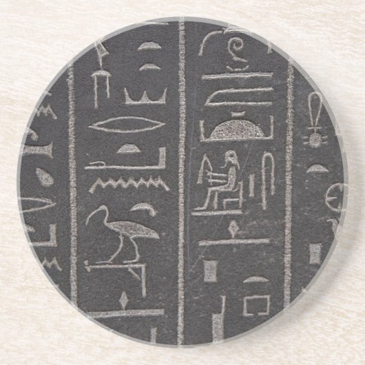 Egyptisch Hieroglyphs Onderzetter (Voorkant)